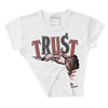 Dune Red 13s DopeSkill Women's Crop Top Trust No One Graphic