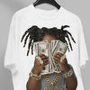 Wolf Grey 5s DopeSkill T-Shirt Rich Youth Graphic