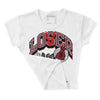 Team Red 1s DopeSkill Women's Crop Top Loser Lover Graphic