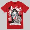 Red Sneakers DopeSkill T-Shirt Living My Best Life Graphic Streetwear - Red 