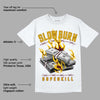 Yellow Bordeaux DopeSkill T-Shirt Slow Burn Graphic