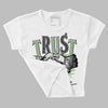 Seafoam 4s DopeSkill Women's Crop Top Trust No One Graphic