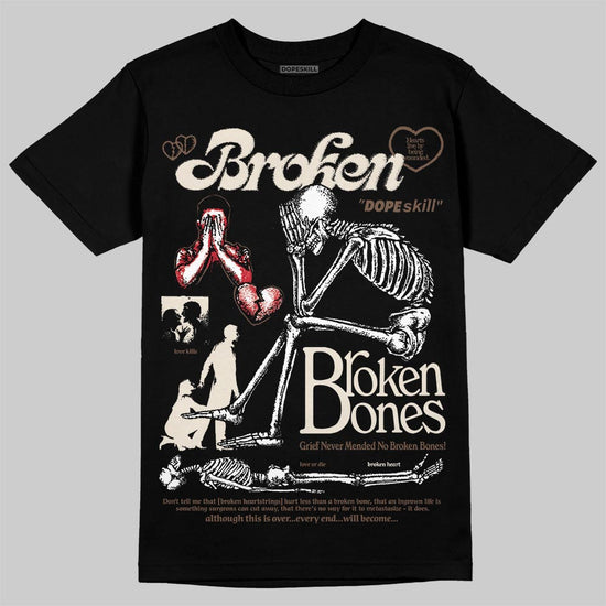 Jordan 3 "World’s Best Dad" DopeSkill T-Shirt Broken Bones Graphic Streetwear - Black