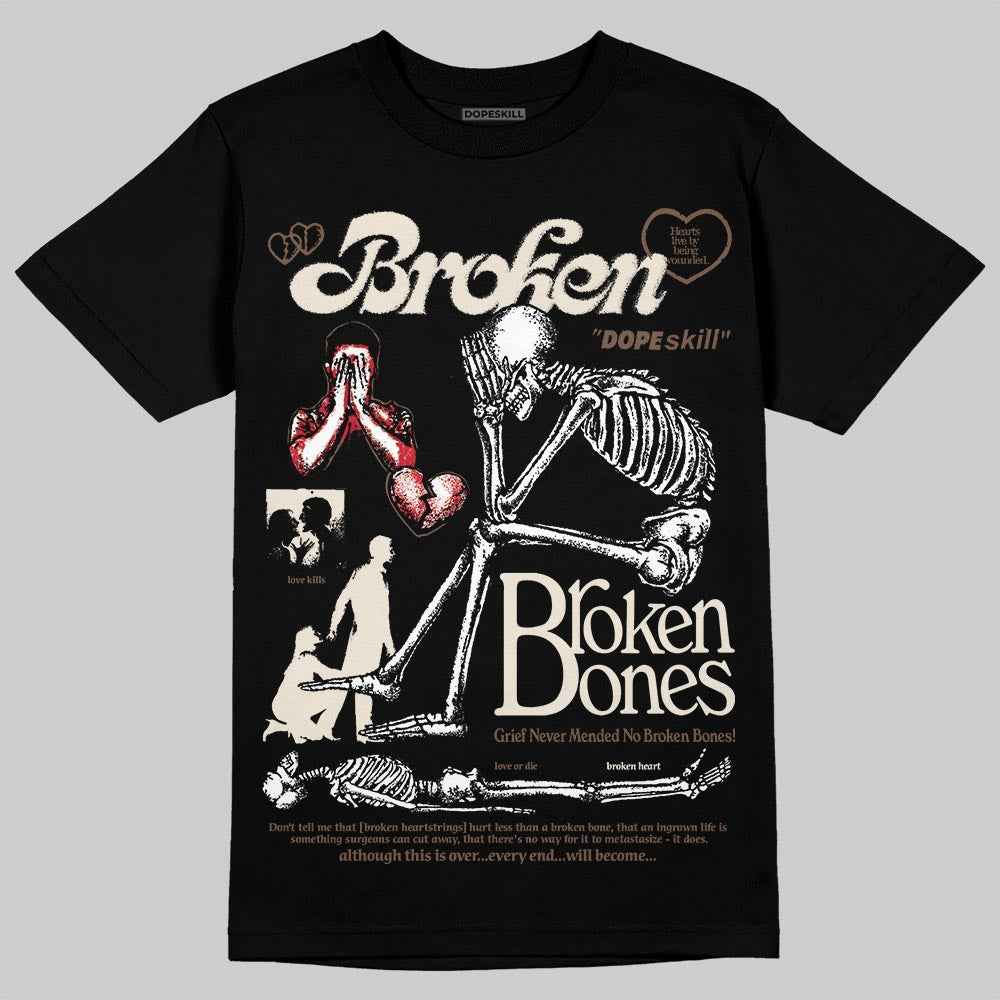 Jordan 3 "World’s Best Dad" DopeSkill T-Shirt Broken Bones Graphic Streetwear - Black