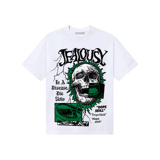 Green Sneakers DopeSkill T-Shirt Jealousy Graphic Streetwear - White