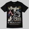 Jordan 17 Retro Low SP Infinite Archives DopeSkill T-Shirt Broken Bones Graphic Streetwear - Black
