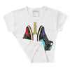 GS 'Six Championships' 1s DopeSkill Women's Crop Top Breathe Graphic