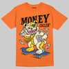 Orange, Black and White Sneakers DopeSkill T-Shirt Money Callin' Graphic Streetwear - Orange