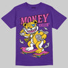 PURPLE Sneakers DopeSkill T-Shirt Money Callin' Graphic Streetwear - Purple