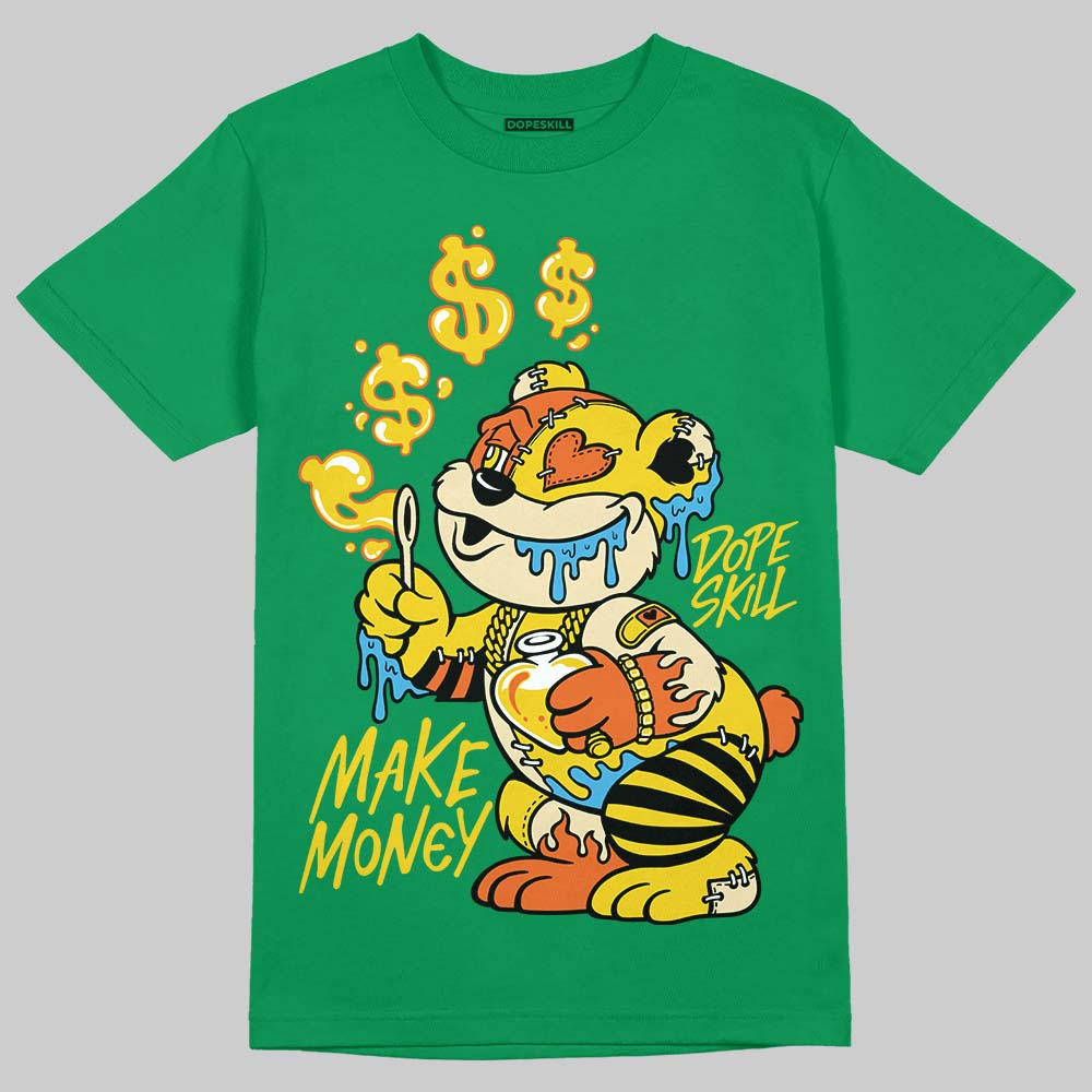 Green Sneakers DopeSkill T-Shirt Make Money Graphic Streetwear - Irish Green