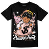 Jordan 11 Low “Legend Pink” DopeSkill T-Shirt Heaven Sent Graphic Streetwear - Black