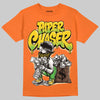 Orange, Black and White Sneakers DopeSkill T-Shirt Paper Chaser Boy Graphic Streetwear - Orange
