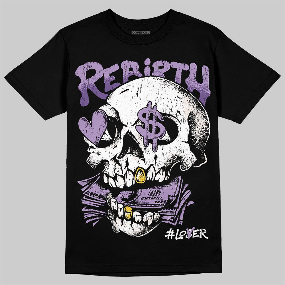 Jordan 10 “Hydrangeas” DopeSkill T-Shirt Rebirth Graphic Streetwear - Black