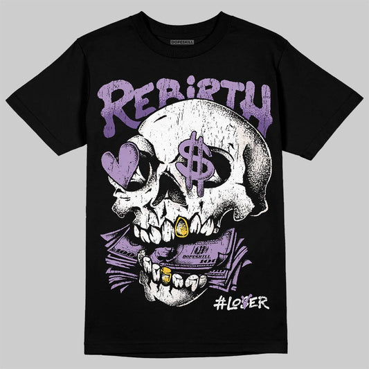 Jordan 10 “Hydrangeas” DopeSkill T-Shirt Rebirth Graphic Streetwear - Black
