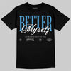 Air Max 95 OG Blue Spark DopeSkill T-Shirt Better Myself Graphic Streetwear - black
