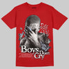 Jordan 5 Retro Fire Red Black Tongue (2025) DopeSkill T-Shirt Boys Don't Cry Graphic Streetwear - Red