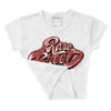 Dune Red 13s DopeSkill Women's Crop Top Rare Breed Type Graphic