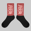 Dune Red 13s DopeSkill Sublimated Socks Hustle Graphic