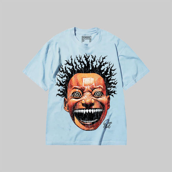 Electric Grind DopeSkill Premium T-shirt Streetwear - Chambray Front