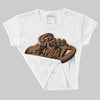 Metallic Gold 1s DopeSkill Women's Crop Top Rare Breed Type Graphic