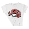 Dune Red 13s DopeSkill Women's Crop Top Loser Lover Graphic