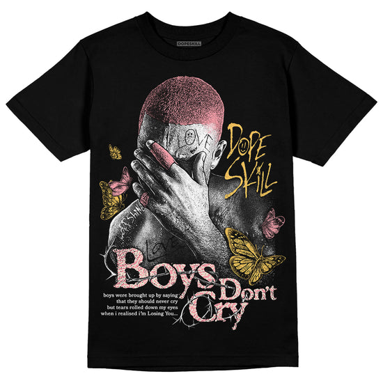 Jordan 3 GS “Red Stardust” DopeSkill T-Shirt Boys Don't Cry Graphic Streetwear - Black