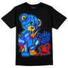 Royal Blue Sneakers DopeSkill T-Shirt Broken Heart Graphic Streetwear - Black