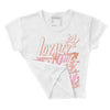 Legend Pink 11s DopeSkill Women's Crop Top LOVE Graphic