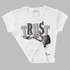 Dunk Cool Grey DopeSkill Women's Crop Top Trust No One Graphic