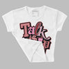 Valentine's Day Collection DopeSkill Women's Crop Top Talk Is Chip Graphic