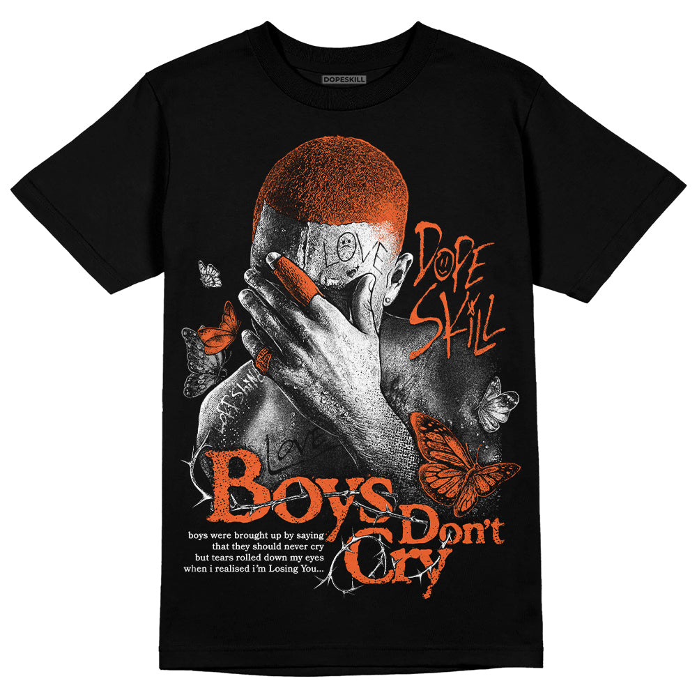 Jordan 3 Georgia Peach DopeSkill T-Shirt Boys Don't Cry Graphic Streetwear - black