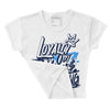 AJ Spizike White Obsidian DopeSkill Women's Crop Top LOVE Graphic