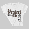 Mocha 1s DopeSkill Women's Crop Top Protect Me From Evil Graphic