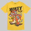Yellow Sneakers DopeSkill T-Shirt Money Callin' Graphic Streetwear - Gold