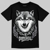 Jordan 12 Black Wolf Grey DopeSkill T-Shirt Wolf Grey Graphic Streetwear - Black