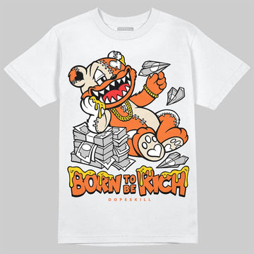 Jordan 3 “Starfish” DopeSkill T-Shirt Born To Be Rich Graphic Streetwear - White