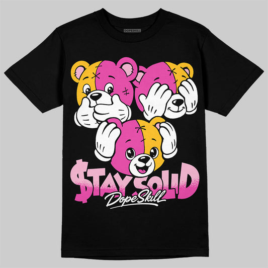 Jordan 4 Comic DopeSkill T-Shirt Stay Solid Graphic Streetwear - Black