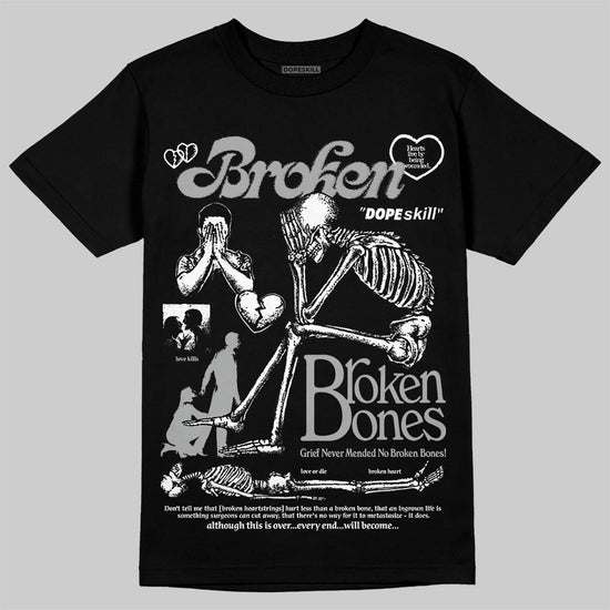 Jordan 6 "Cap and Gown" DopeSkill T-Shirt Broken Bones Graphic Streetwear - black