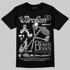 Jordan 6 "Cap and Gown" DopeSkill T-Shirt Broken Bones Graphic Streetwear - black