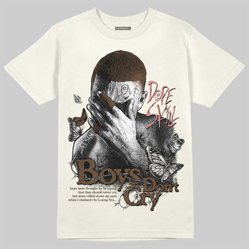 Jordan 1 High OG “Baroque Brown” DopeSkill T-Shirt Boys Don't Cry Graphic Streetwear - Sand