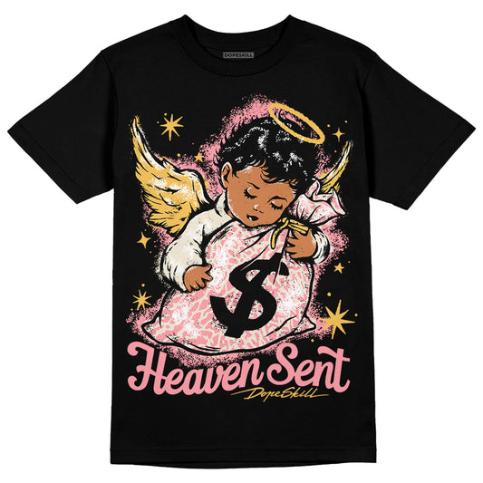 Jordan 3 GS “Red Stardust” DopeSkill T-Shirt Heaven Sent Graphic Streetwear - Black