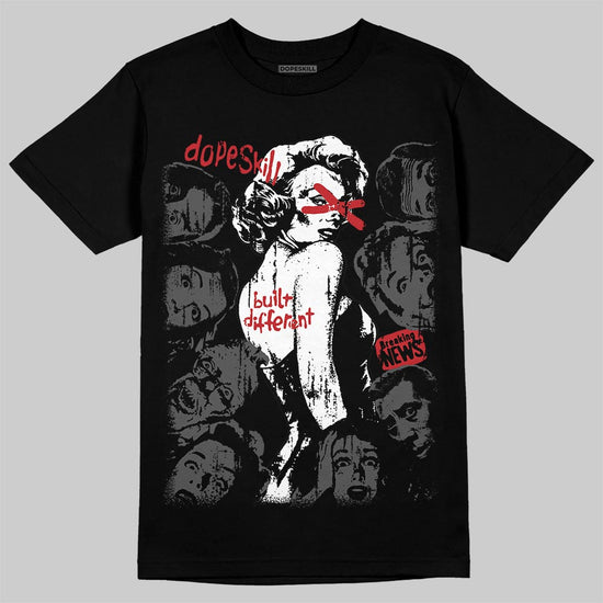 Jordan 6 Bin 23 DopeSkill T-Shirt Built Different Graphic Streetwear - Black