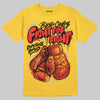 Yellow Sneakers DopeSkill T-Shirt Fight For Right Graphic Streetwear - Gold