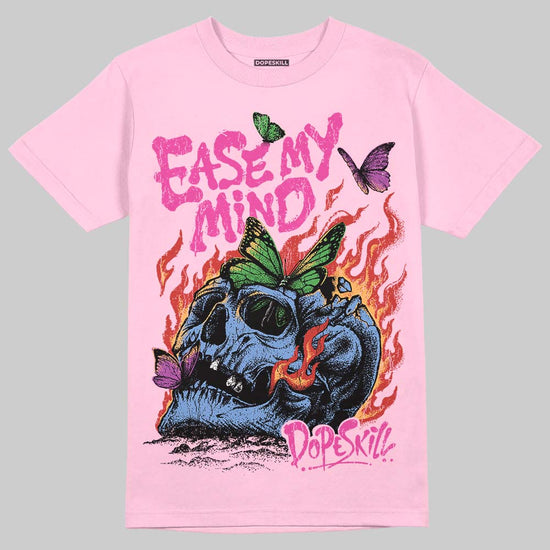 Pink Sneakers DopeSkill T-Shirt Ease My Mind Graphic Streetwear - Light Pink