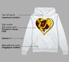 Yellow Bordeaux DopeSkill Hoodie Sweatshirt Heart AJ Graphic