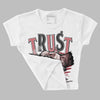 Valentine's Day Collection DopeSkill Women's Crop Top Trust No One Graphic Streetwear - White 