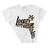 Latte 1s DopeSkill Women's Crop Top LOVE Graphic