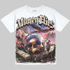 Jordan 12 Fireside DopeSkill Oversize Print T-Shirt Money Flies Graphic Streetwear - White