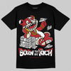 Jordan 1 Retro High OG Black Toe Reimagined DopeSkill T-Shirt Born To Be Rich Graphic Streetwear - Black