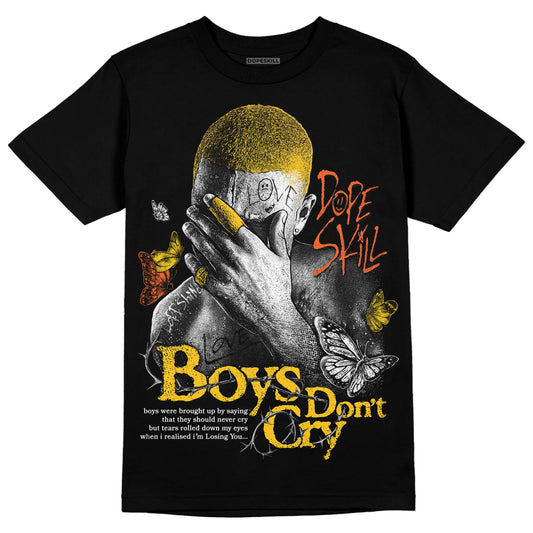 Yellow Sneakers DopeSkill T-Shirt Boys Don't Cry Graphic Streetwear - Black